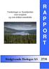 Vurderinger av Synnfjorden som resipient og som drikkevannskilde A P P O R T. Rådgivende Biologer AS 2735