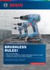BRUSHLESS RULES! Magazine Bosch Professional - Édition 3 - Septembre 2019 Promotions valables du au inclus