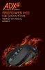 FIREPOWER H02 RGB GAMING MOUSE INSTRUCTION MANUAL AFPH0219