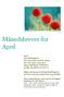 Månedsbrevet for April