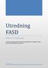 Utredning FASD. Utkast 1.3 til prosedyre