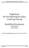 Reglement for Hovedutvalg for helse, sosial og omsorg. Sandefjord kommune (0710*) *fra nr. 3804
