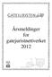 Årsmeldinger for gatejuristnettverket 2012