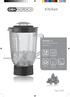 Kitchen. blender // for kitchen machine Hercules // Type 7603. 1.4 litres // Glass jar // Detachable knives for easy cleaning // Ice crushing //