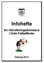 Infohefte. for rekrutteringsdommere i Oslo Fotballkrets