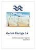 Ocean Energy AS. Informasjonsprospekt