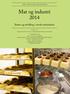 Mat og industri 2014