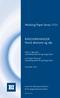 Working Paper Series 7/13. RINGVIRKNINGER Norsk økonomi og olje. Hilde C. Bjørnland Handelshøyskolen BI og Norges Bank