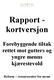 Rapport - kortversjon