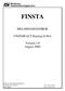 FINSTA MELDINGSHÅNDBOK. UN/EDIFACT Katalog D.96A. Versjon 2.0 August 2000