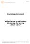 Grunnlagsdokument. Videreføring av satsingen Vurdering for læring 2014-2017
