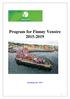Program for Finnøy Venstre 2015-2019