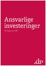 Ansvarlige investeringer