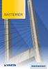 PERSONBILER. www.hellanor.no START-STOP BATTERIER VARTA DYNAMIC SERIEN