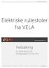 Elektriske rullestoler fra VELA