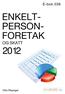 ENKELT- PERSON- FORETAK