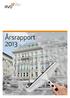 Årsrapport 2013. Fra Fra Fondsstyret. Fondsstyret