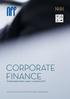 CORPORATE FINANCE. Fordypningsstudium, august - november 2015 NORSKE FINANSANALYTIKERES FORENING OG NORGES HANDELSHØYSKOLE