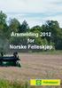 Årsmelding 2012 for Norske Felleskjøp