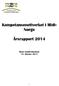 Kompetansenettverket i Midt- Norge. Årsrapport 2014