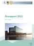 Årsrapport 2012. BTV Innkjøp. BTV Innkjøp