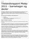 Tilstandsrapport Meløy 2011 - barnehager og skoler