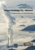 Bellonamelding: Norges fremtidige CO 2 - økonomi. CO2-fangst og lagring vårt neste industrieventyr