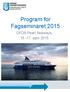 Program for Fagseminaret 2015. DFDS Pearl Seaways, 15.-17. april 2015
