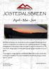 JOSTEDALSBREEN. April Mai - Juni