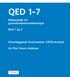 QED 1 7. Matematikk for grunnskolelærerutdanningen. Bind 1 og 2. Grunnleggende Excel-øvelser (2013-versjon) Av Peer Sverre Andersen
