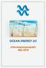 Ocean energy as Informasjonsprospekt Mai 2015