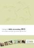 Utdrag fra NSGs årsmelding 2013. Kort omtale av aktiviteter og resultater gjennom året