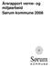 Årsrapport verne- og miljøarbeid Sørum kommune 2008