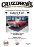 Medlemsblad for Sarpsborgs Amcar klubb. Detroit Cars. Etb, 08-09-1982. 1962 Ford Galaxie Convertible Eier, Vidar Elvestad