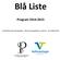 Blå Liste Program 2014-2015