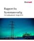 Rapport fra Systemansvarlig. Om kraftsystemet i Norge 2014