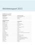 Aktivitetsrapport 2013