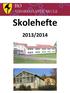 Skolehefte 2013/2014