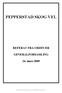 PEPPERSTAD SKOG VEL REFERAT FRA ORDINÆR GENERALFORSAMLING