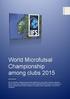 World Microfutsal Championship among clubs 2015