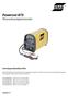 Powercut 875 Plasmabueskjæremaskin