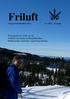 Friluft. Turprogram for vinter og vår Artikkel om hyttene på Raudløkkollen Medlemsmøte med kurs i naturfotografering