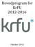 Hovedprogram for KrFU 2012-2016