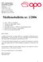 Medlemsbulletin nr. 1/2006