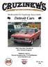 Medlemsblad for Sarpsborgs Amcar klubb. Detroit Cars. Etb, 08-09-1982. 1965 Chevrolet Chevelle SS Eier, Tormod Krogstad