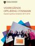 VIDEREGÅENDE OPPLÆRING I FINNMARK Opplæringstilbud skoleåret 2015-2016
