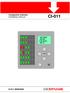 Compaction Indicator Installations Manual CI-011 CI-011-050N/0605