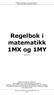 Regelbok i matematikk 1MX og 1MY