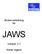 Brukerveiledning for JAWS. Versjon 3.7. Norsk utgave
