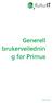 Generell brukerveilednin g for Primus